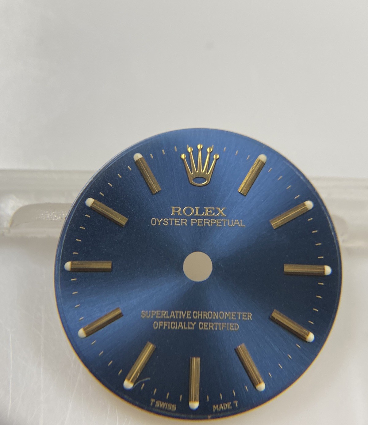 Genuine Rolex 24mm Oyster Perpetual Cal. 2130/2230 Blue/Gold Dial