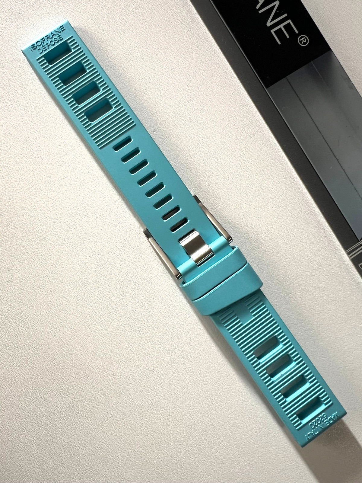 Doxa – Silicone Strap Isofrane 52020 Turquoise 20mm Brand New!