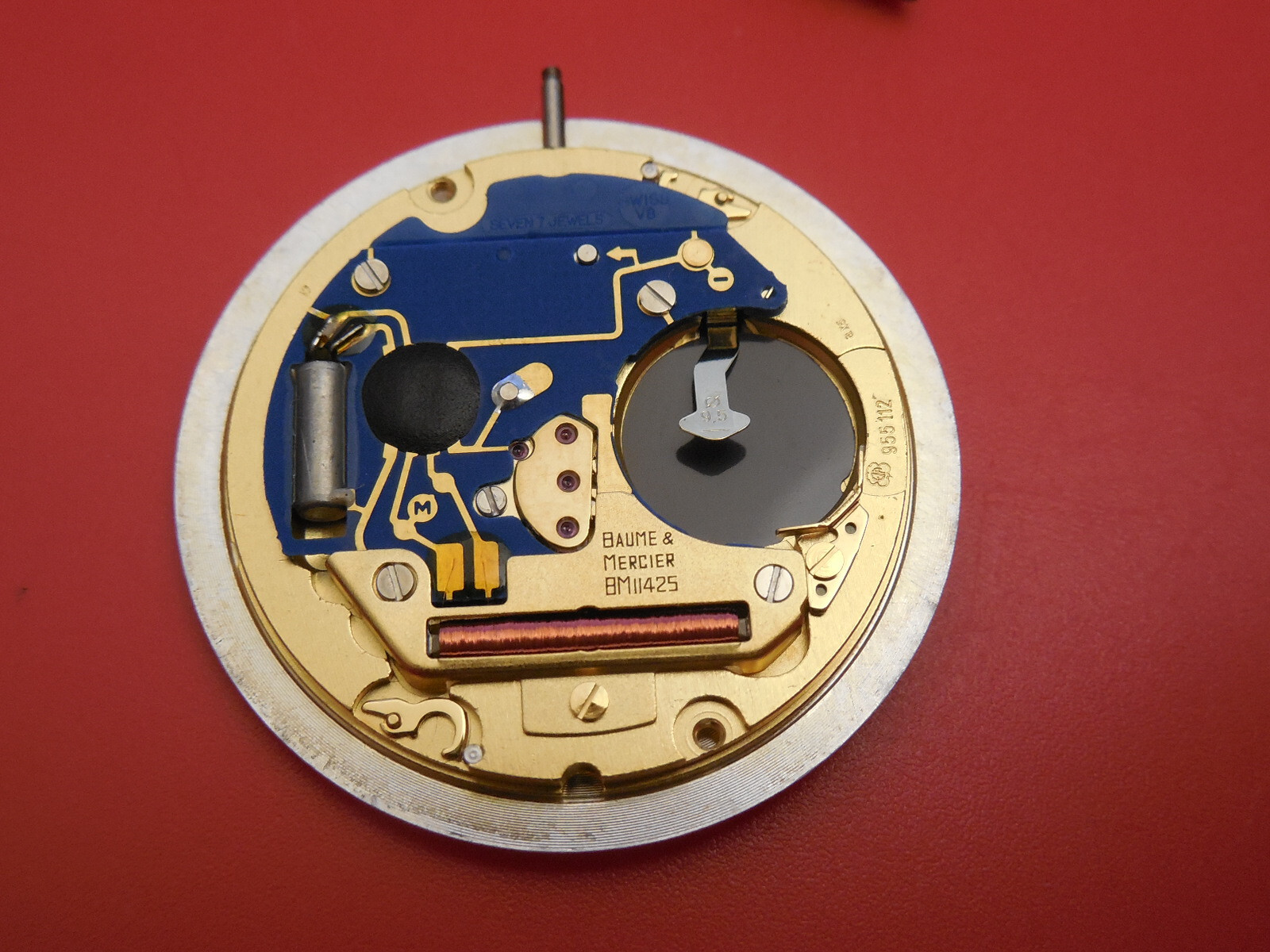 BAUME MERCIER BM11425 BM 11425 SEVEN JEWEL MOVEMENT WITH CAPELAND DIAL & HANDS