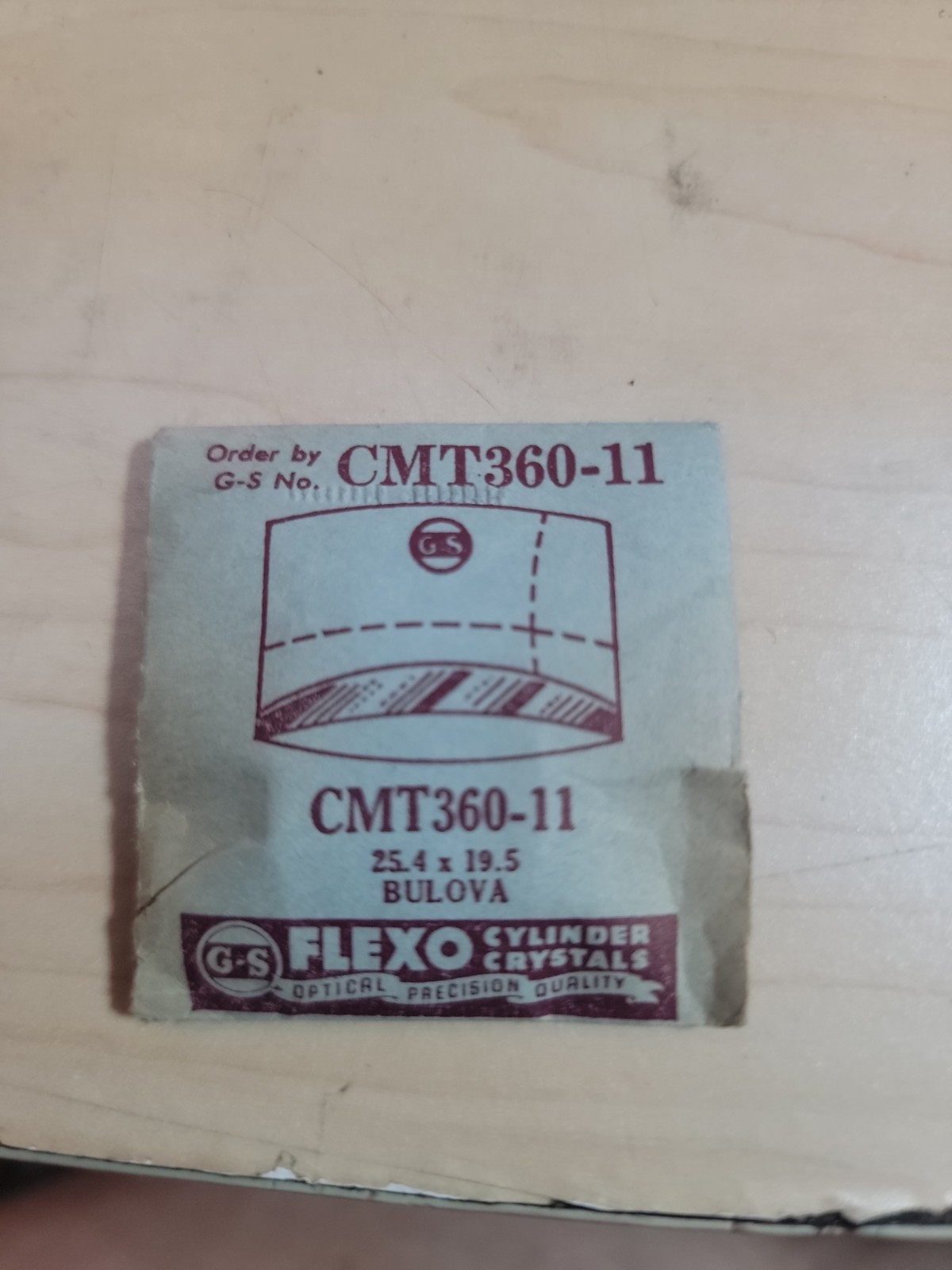 flexo watch crystal Cmt 360-11