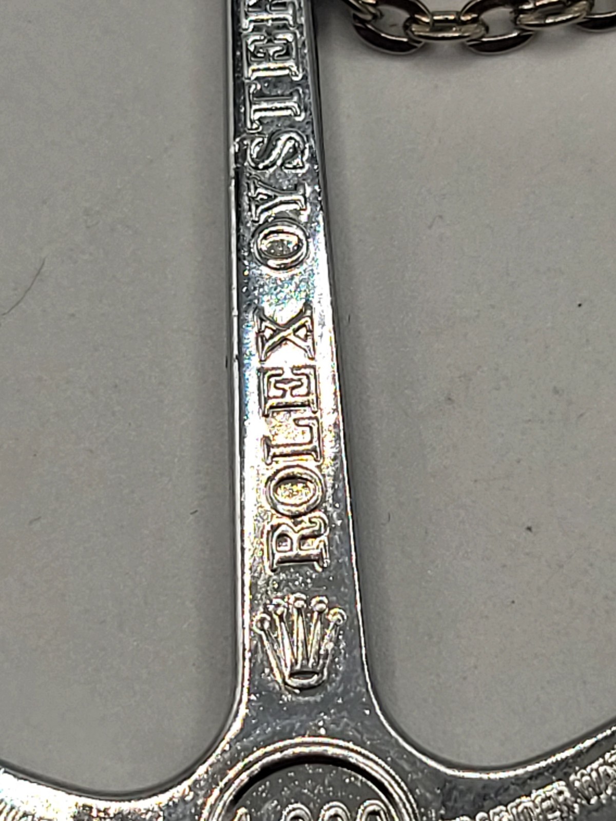 ROLEX Oyster Submariner Anchor Chain Necklace 300 Metres 1000 Ft