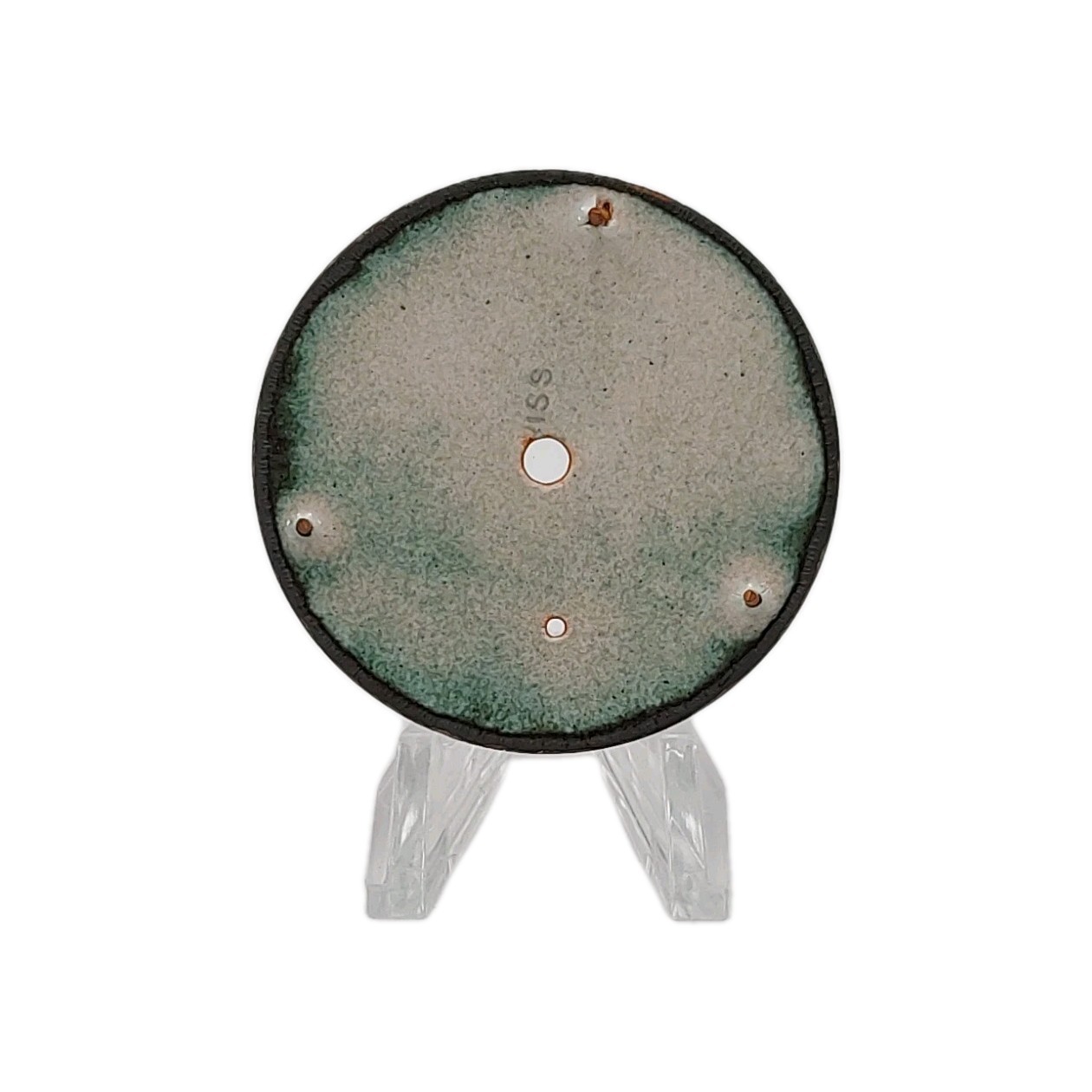 NY Standard 44.9mm Swiss Enamel Pocket Watch Dial Only (866)