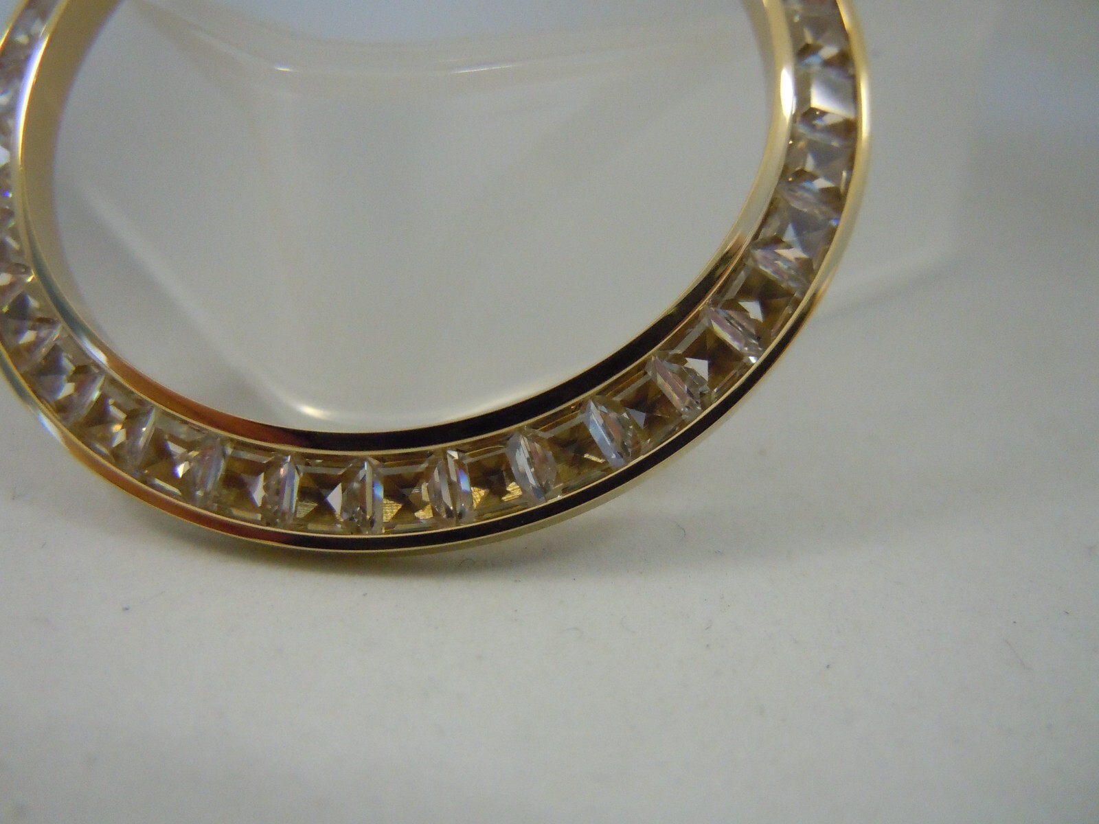 Yellow GP White CZ for Rolex Daytona 116503,116508,116518,116578,116588,116598