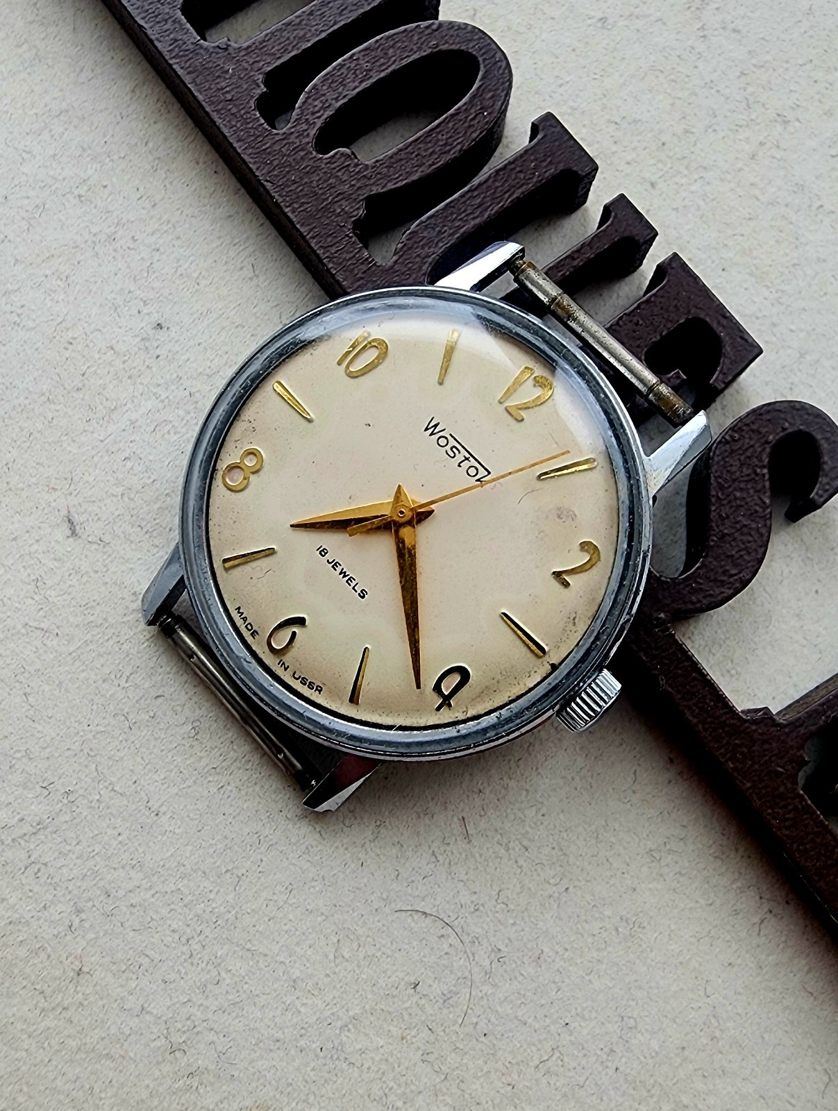 Vintage watch VOSTOK. Vostok export edition. 60s. MADE IN USSR. Soviet.