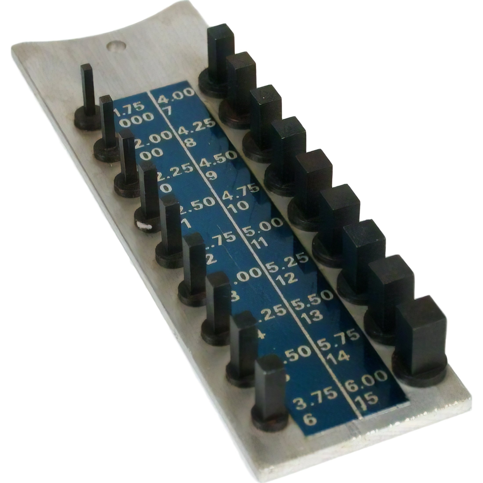 Gauge for Clock Keys Measurement with Nos & mm 18 Sizes