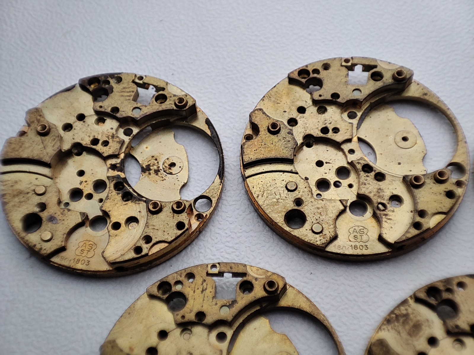 AS ST 1803 Watch Main Plate Platinum 23.6mm x1 for buy