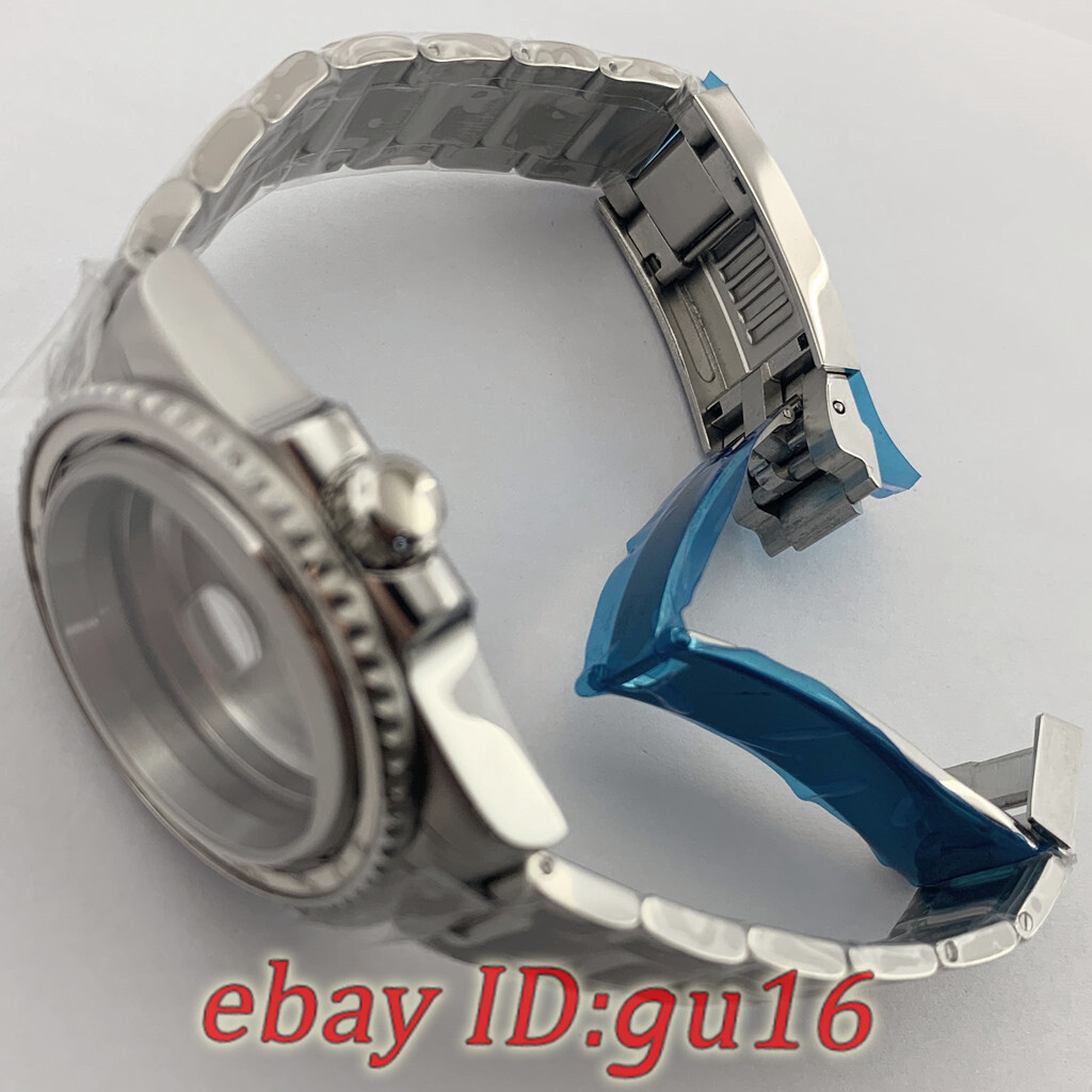 40mm Green Ceramic bezel Watch Case Fit NH34 NH35 ETA 2824/2836 Miyota 8215 821A