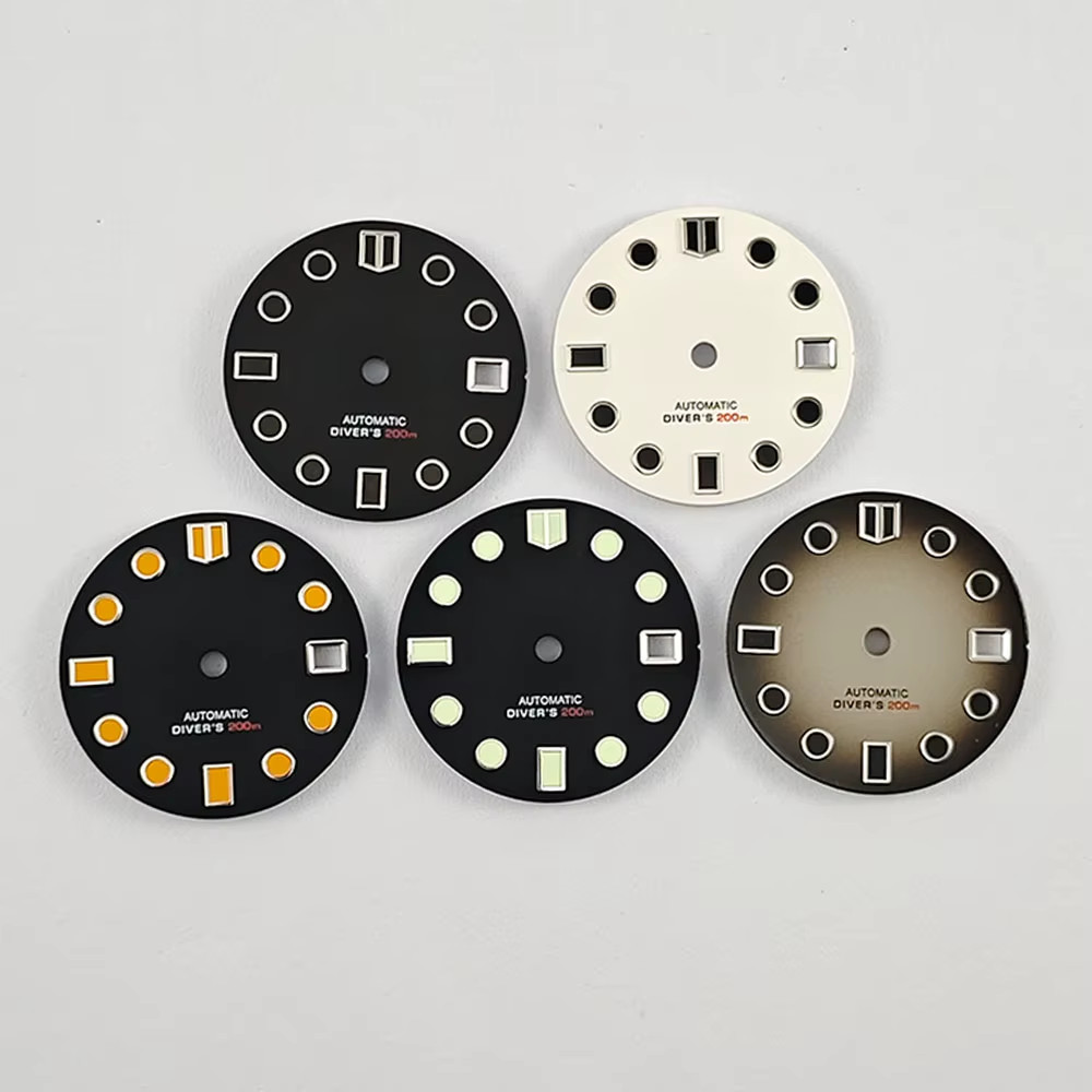 NH35 28.5Mm No Logo Sterile Sanding Watch Dial for NH35A NH36 Movement High Qual