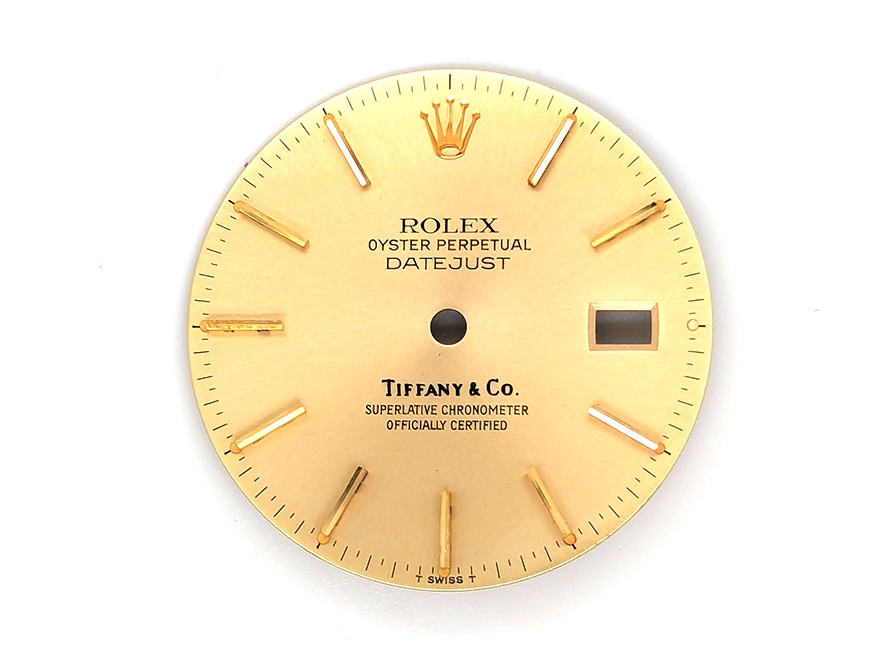 Authentic Rolex Tiffany & Co. Watch Dial for Rolex Oyster Perpetual Datejust