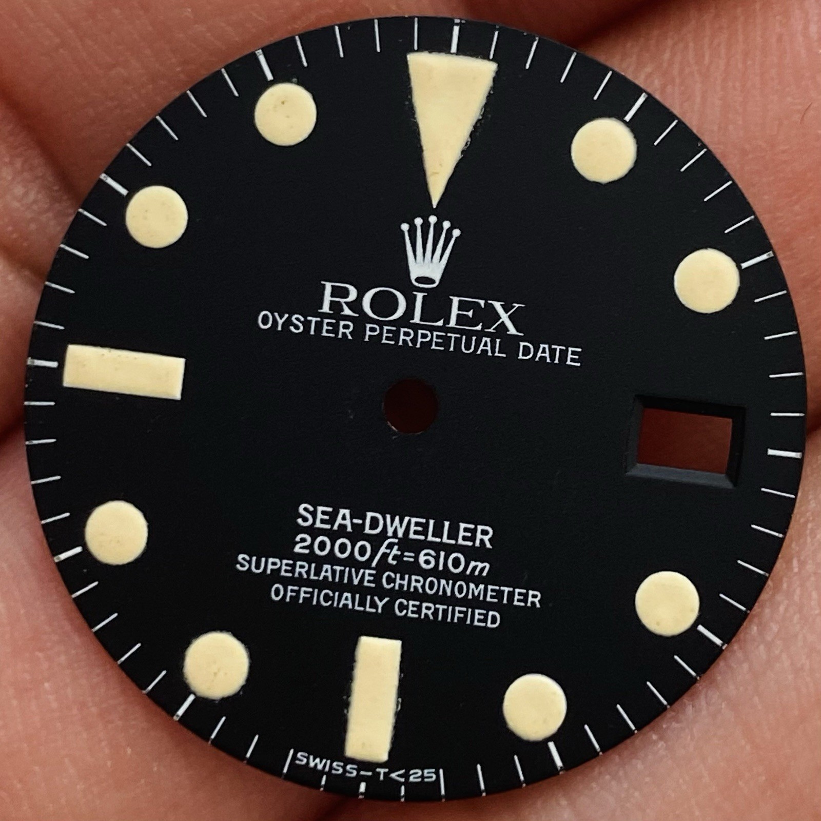 Rolex Service Tritium Dial For Sea-Dweller Model Ref 1665