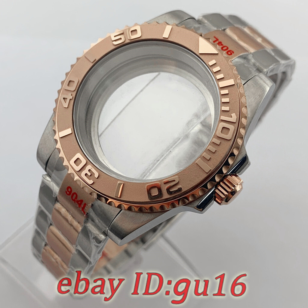 40mm Sapphire crystal Watch Case Fit NH34 NH35 NH36 ETA2824/2836 Miyota8215 821A