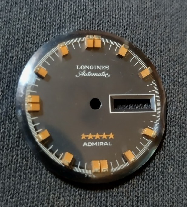 Longines Wristwatch Dial Admral automatic Vintage 30.6mm