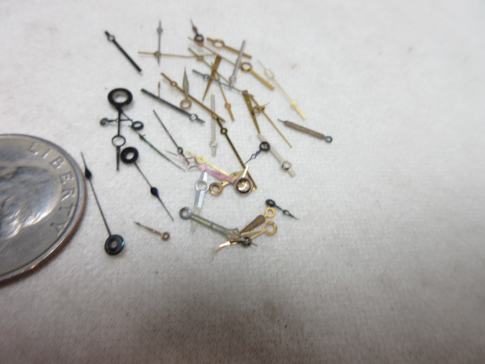 LOT OF 40 WATCH HANDS WATCHMAKER PARTS ASSORTED LOT POCKET / WRIST WATCH