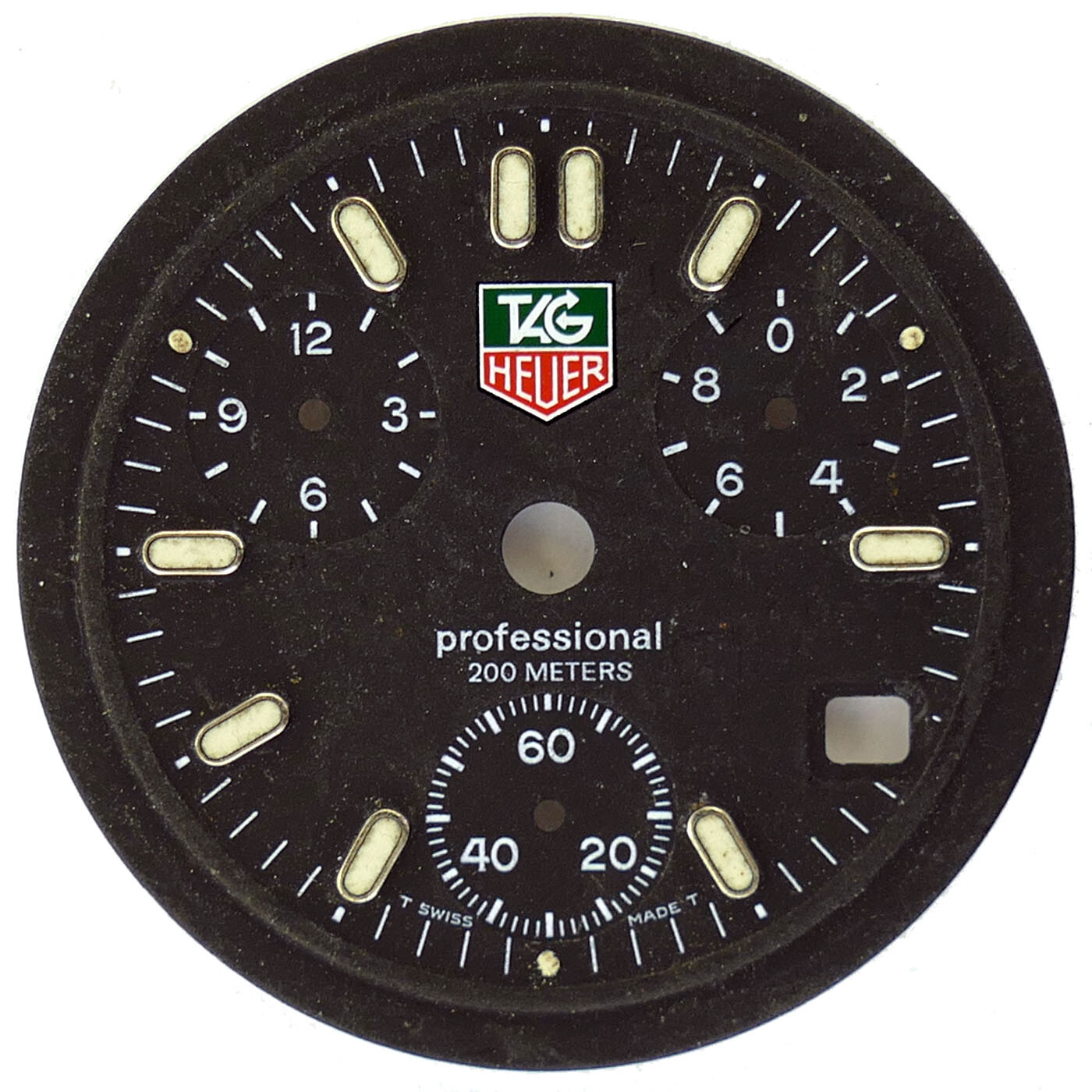TAG HEUER PROFESSIONAL 200 METERS BLACK DIAL