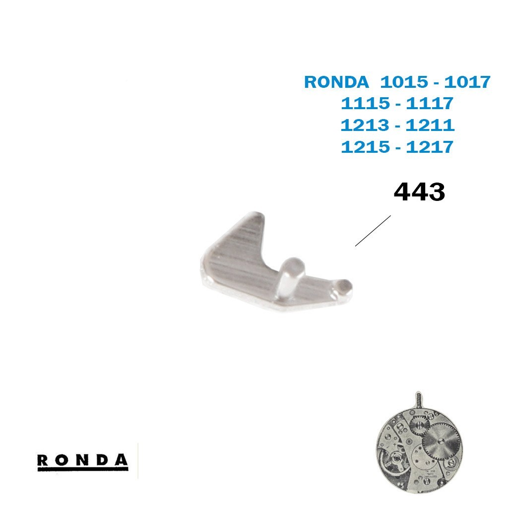 Setting Lever Part No:443- For Movement RONDA 1117 1213 or 1211 or 1215 or 1217
