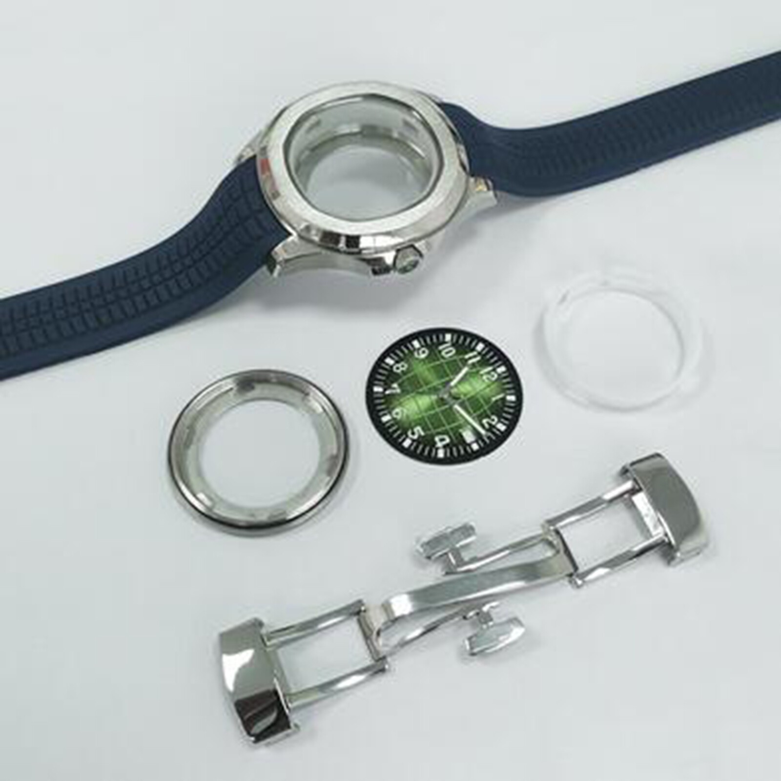 Watch Case Dial Hands Strap Accessories for NH35/36/4R/7S Movement