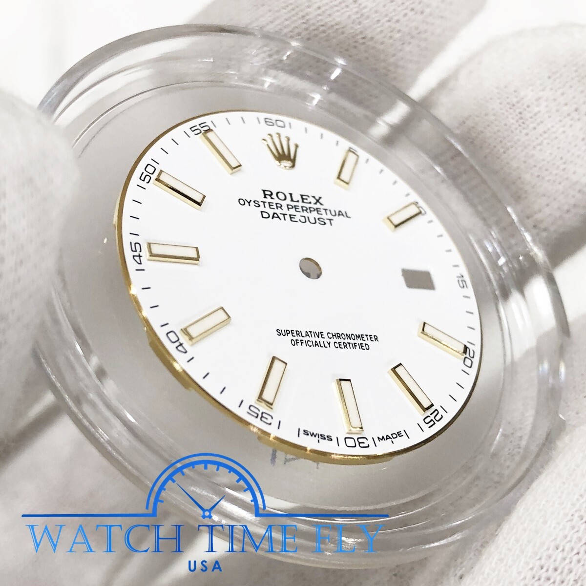 Rolex Oyster Perpetual Datejust 41 Watch White Index Dial For 126333 & 126303