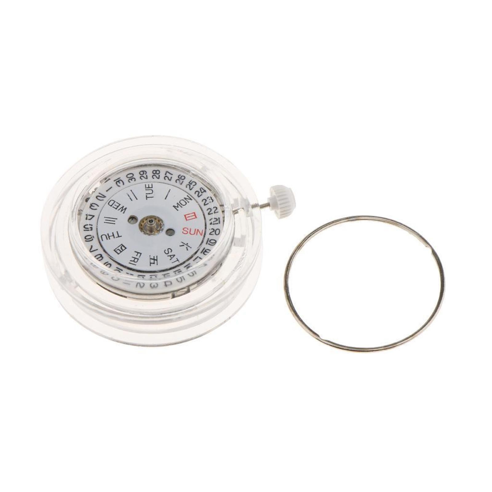 25mm Dual Calendar At 3 Automatic Mechanical Watch Movement For Miyota 8205 8200