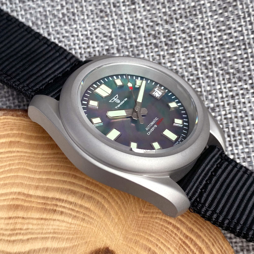 New Tandorio 40MM MOP Dial Luminous sapphire glass Diver Automatic Men’s Watch