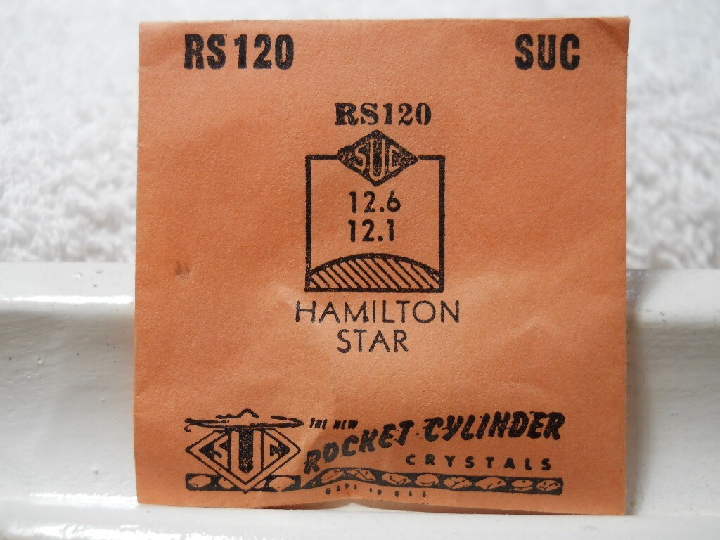 SUC RS120 Watch Crystal For Star Hamilton First Lady – 12.6 x 12.1 mm – Repair