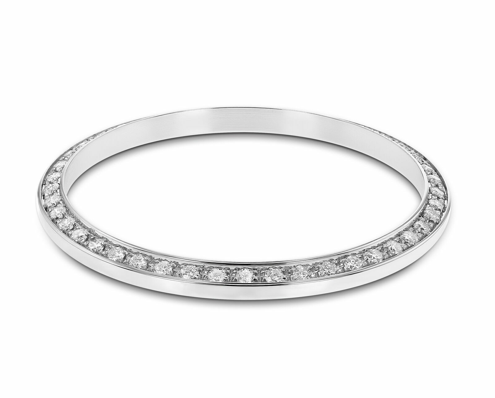FULL SIZE 1CT BEAD NATURAL DIAMOND BEZEL 18KW 36MM PRESIDENT 18079 18239 18249