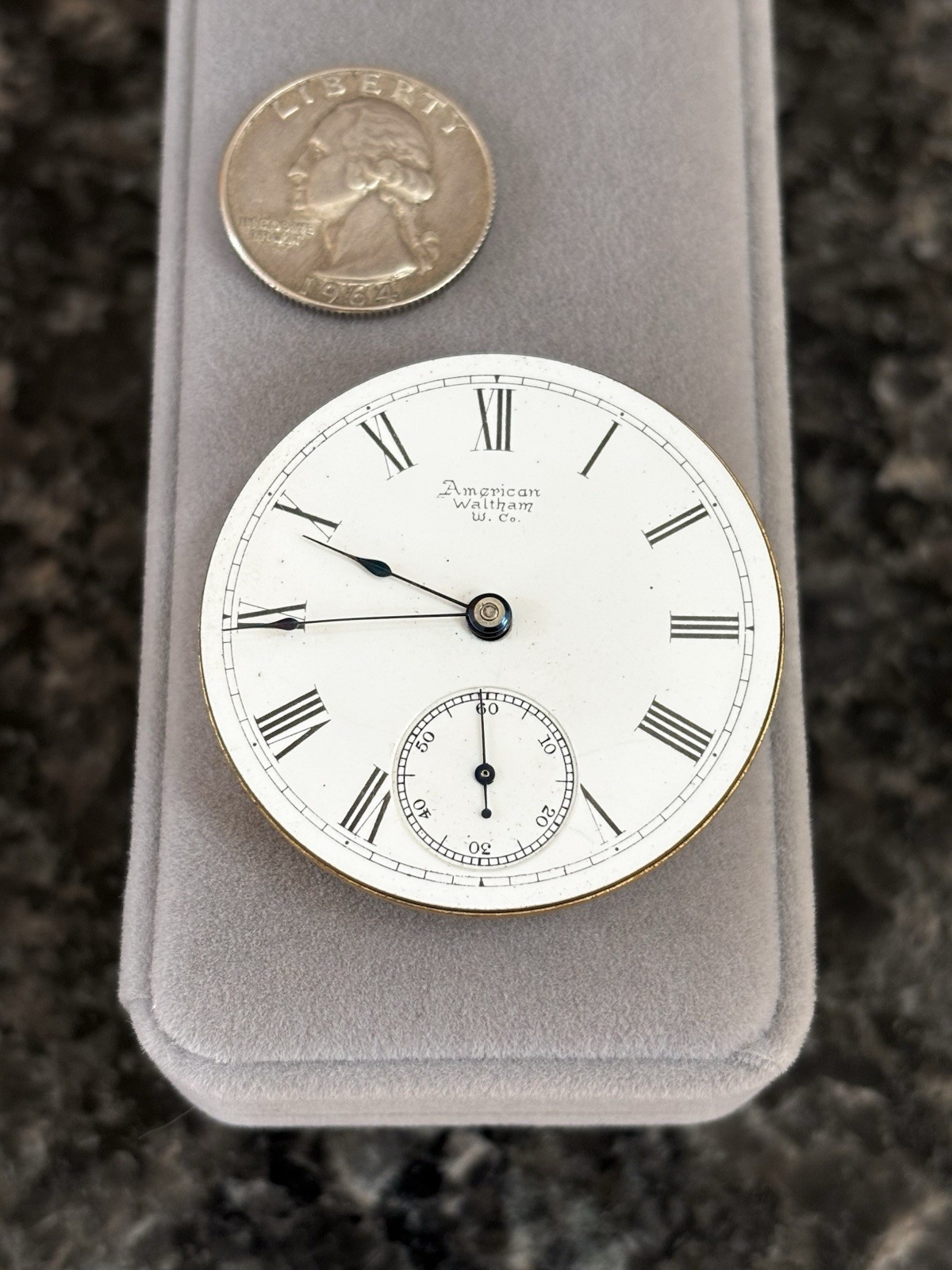 Antique Waltham Grade No. 3 Model 1883 Pocket Watch Dial & Movement 18s – Parts