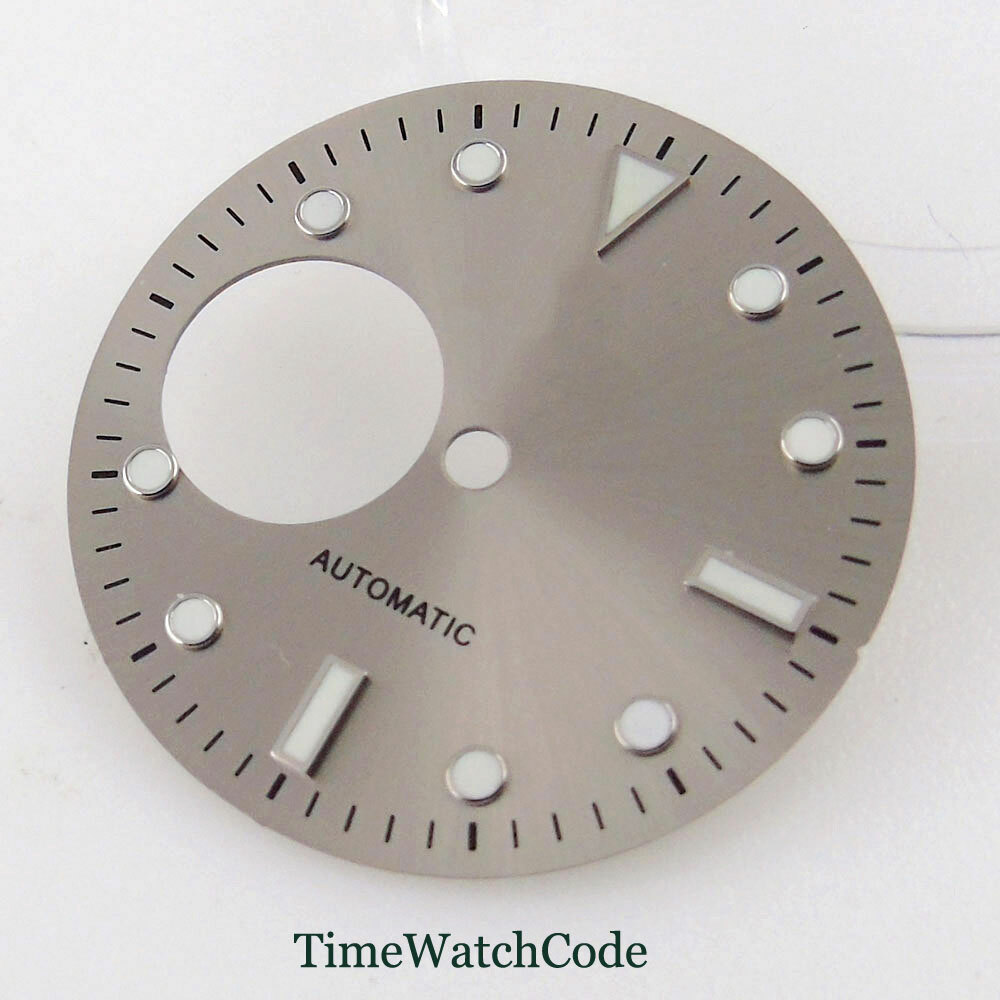 Fit NH38A 29mm Watch Dial Watches Face With Hands Luminous Blue/Black/Green/Gray