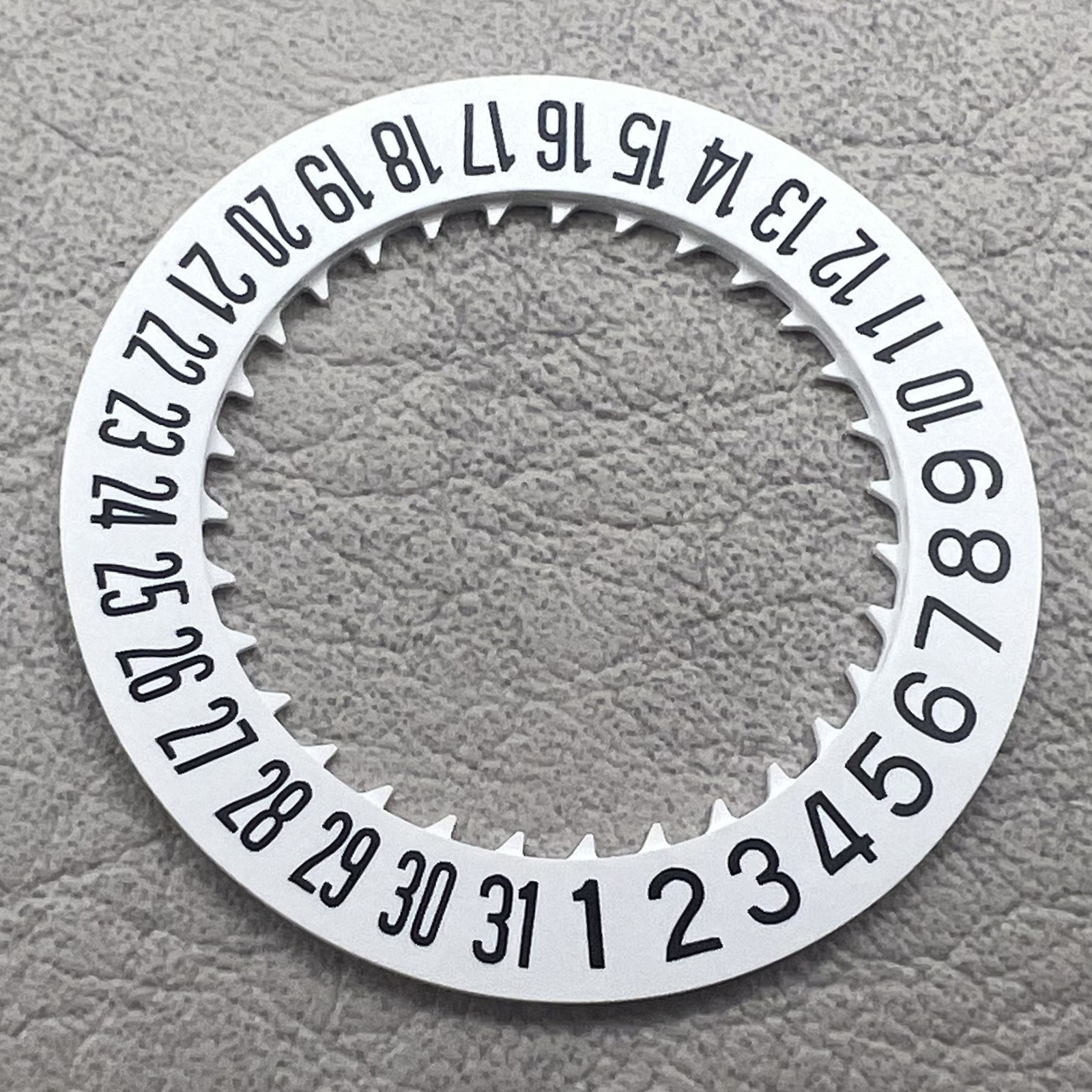 2 PIECES White Date Disk Wheel Date Wheel Date At 6 Fit for Movement NH35 NH36