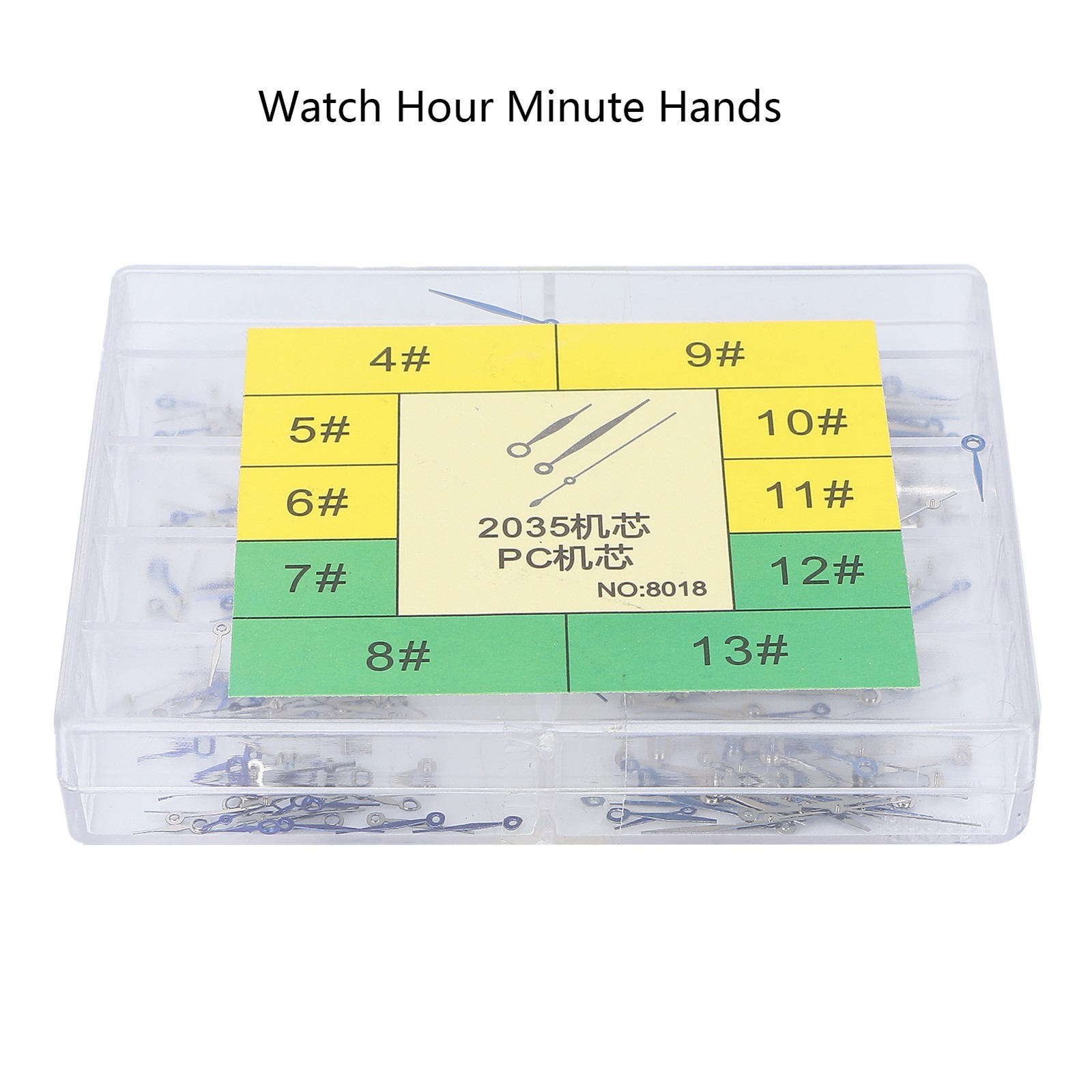 Quartz Watch Hour Minute Hands Replacement Watch Hands For Watch Movement (Blue)
