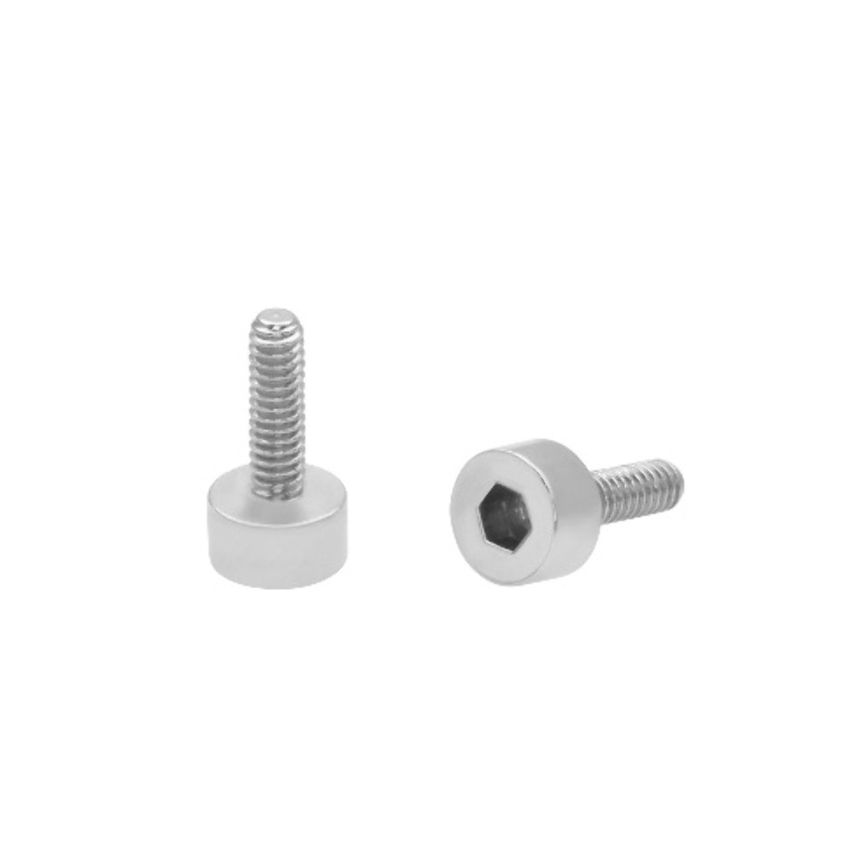 2 PCS SCREW FOR BELL & ROSS BR-01 -BR-03 RUBBER WATCH STRAP BAND S/STEEL
