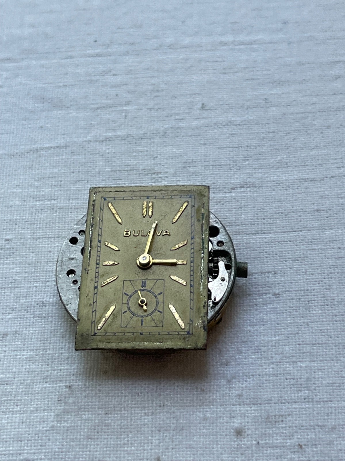 Bulova 10AE – movement for mens watch AS IS, lot1407
