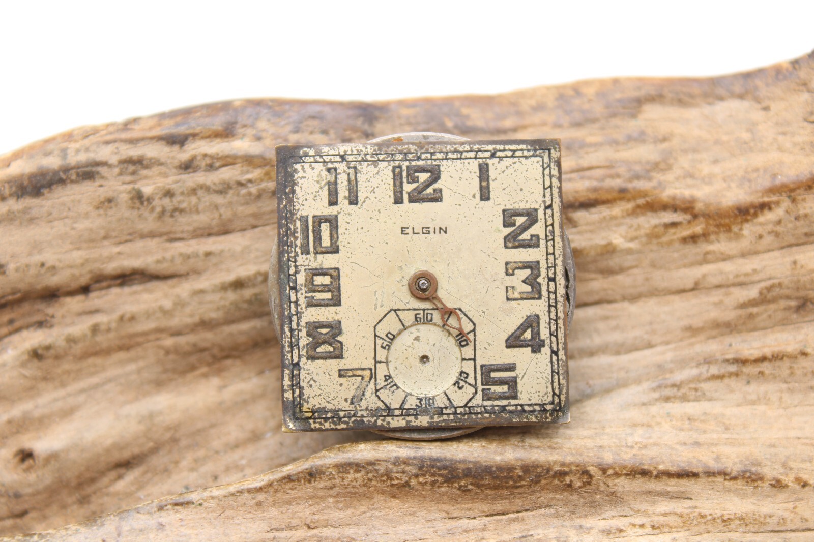 1927 ELGIN TRENCH WATCH MOVEMENT 29752178 GRADE 430 6/0s 7j FOR REPAIR (FN2)