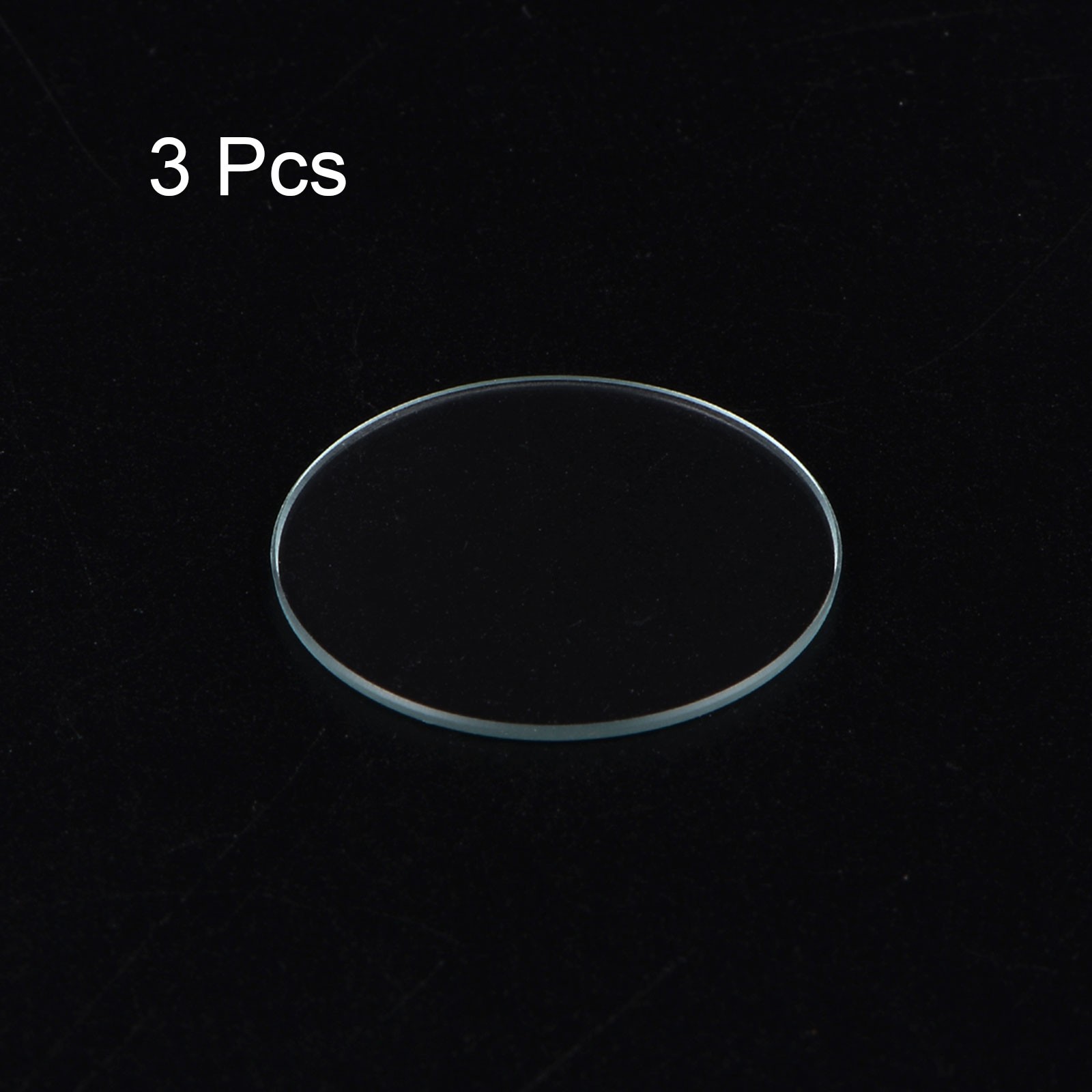 3pcs Watch Glass Crystal Lens, 36mm Dia. 1.1mm Thick Double Dome Watch Glass