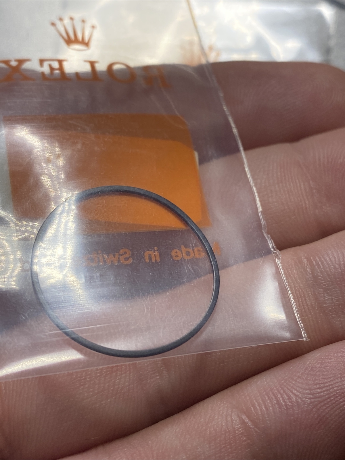 ONE Genuine Rolex Gasket 29-213-66 For Case Back O Ring NOS Open Package Part
