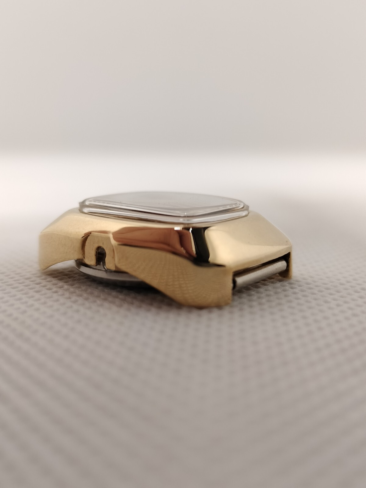 Gruen Watch Case w Crown 227-2203 22mm Swiss Stainless Steel New Old Stock (NOS)