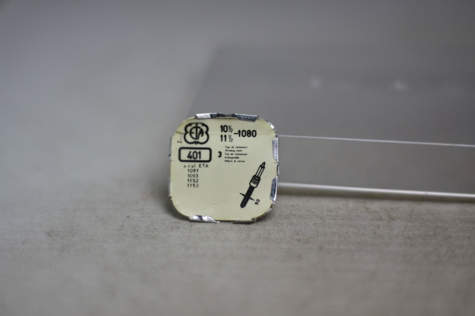 1 ETA 10 1/2–11 1/2 1080, winding stem 22g