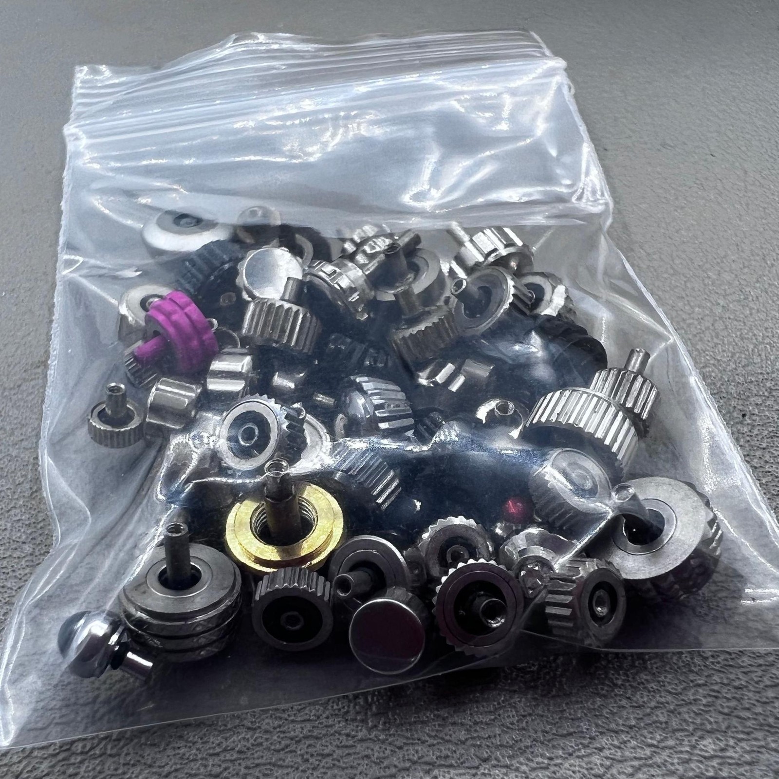 Assortment Mixed Watch Push Watch Buttons (Approx 50 PIECES/Pack )