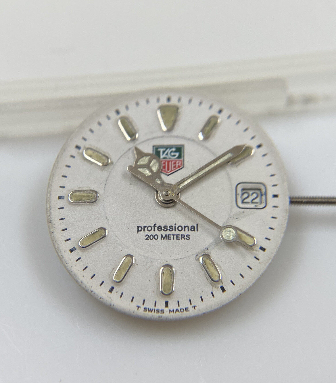 Genuine Tag Heuer Professional WG1312 White Dial W/ Movement