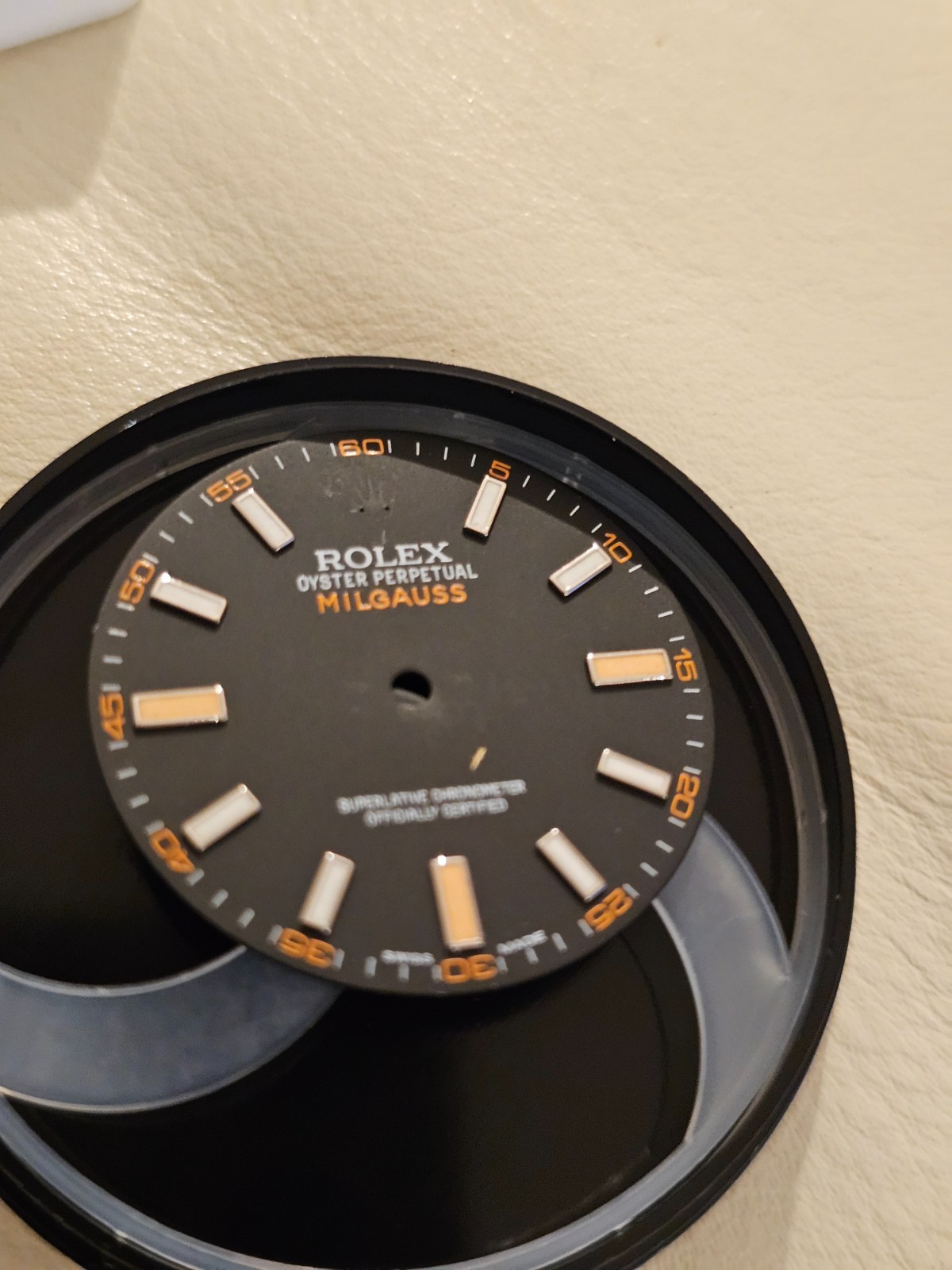 RARE Authentic Rolex Milgauss 116400 Black Dial – Orange Lume – Ref 116400 – 100