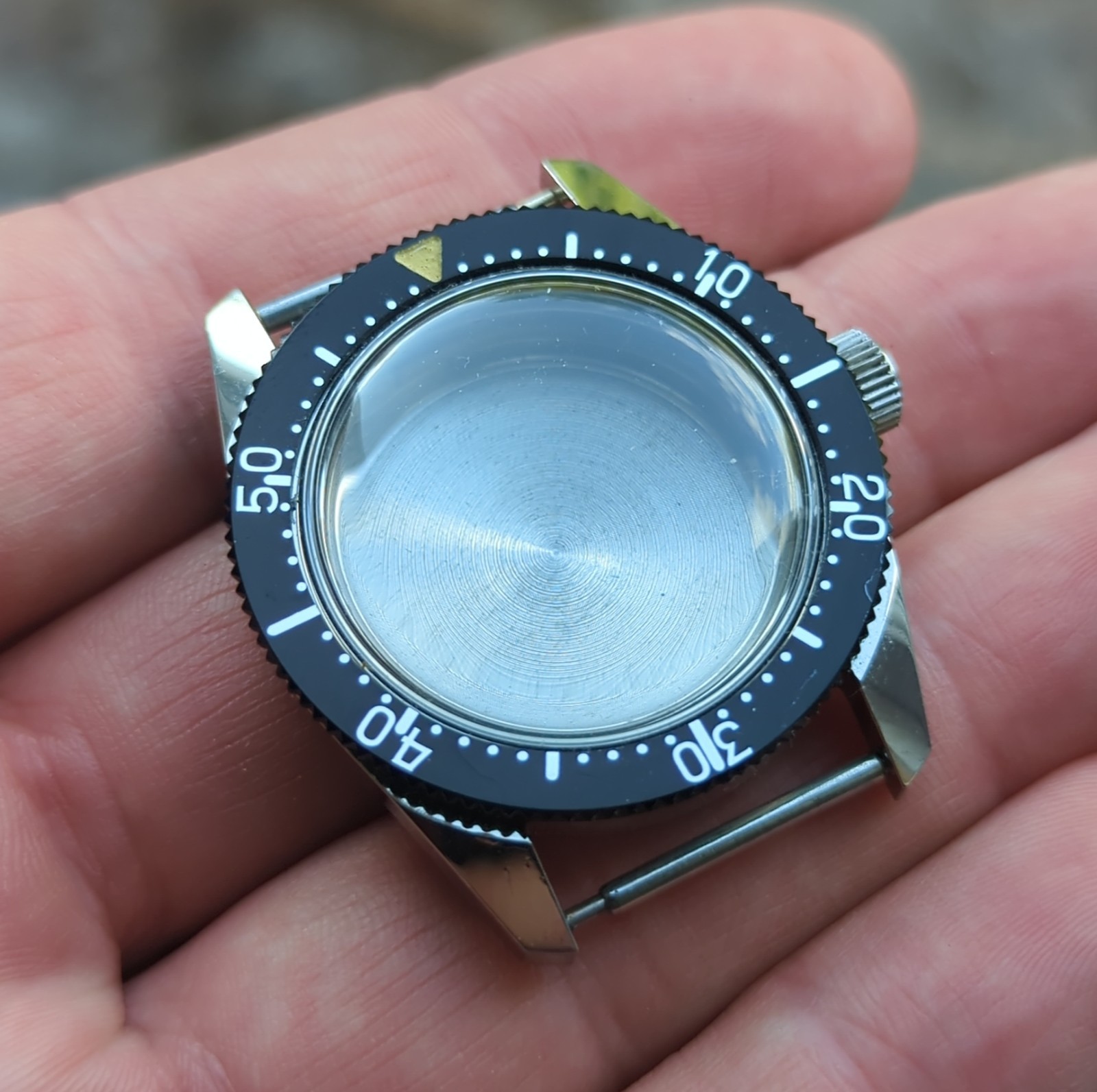 1960s Vintage 20ATM Diver Watch Case, 37mm Bezel New Old Stock (BS13)