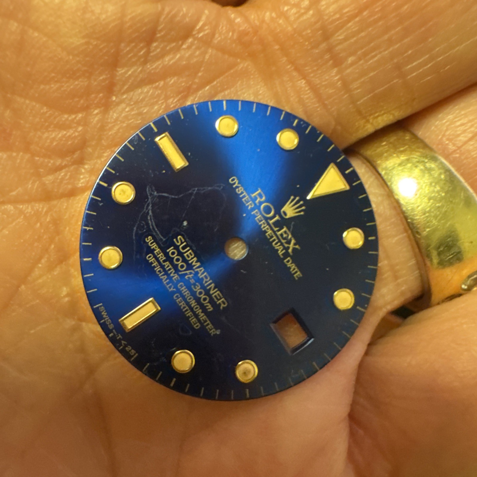 Original Rolex Oyster Submariner Blue Purple 16803 16808 16613 16618 dial (63)