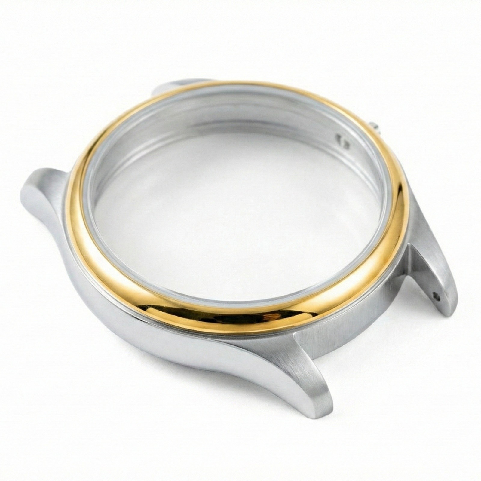41mm glass Silver & Gold Watch Case back cover waterproof ring for 2035 Movement