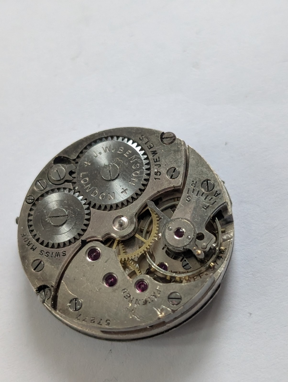 Vintage Cyma 574A Mechanical Watch Movement (Spares/Repairs)