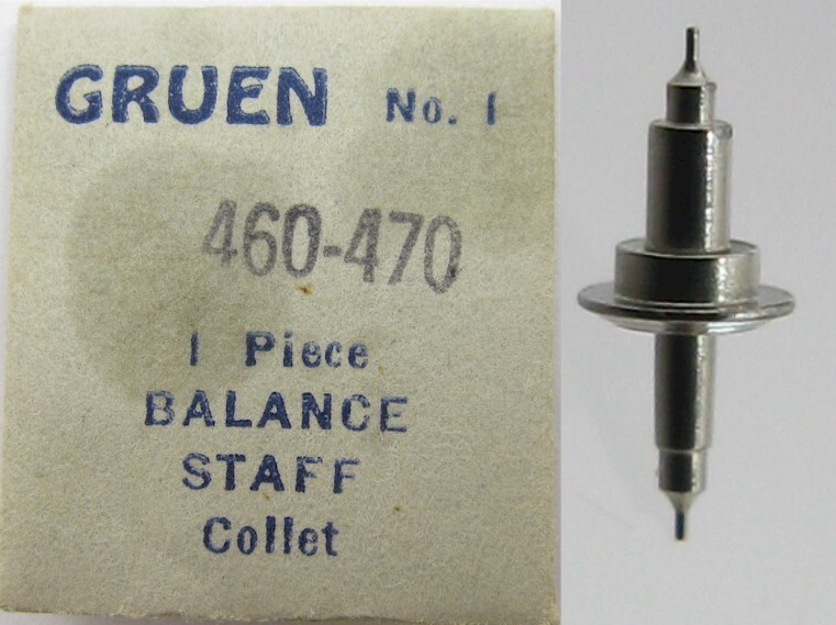 Gruen Watch Movement 460 460ss 470 470ss 475 staff balance 723