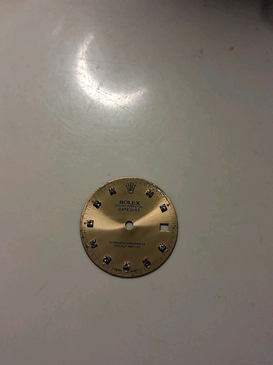 SLING’S🌙Genuine ROLEX 💰 Original Diamond (8) setting DATE JUST Face Dial 28mm