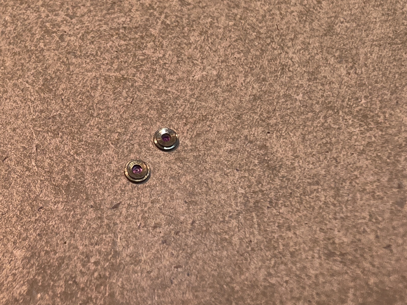 Set Of 2 NOS Hamilton 16s Hole 11 Upper & Lower Balance Jewels PN 465 & 466