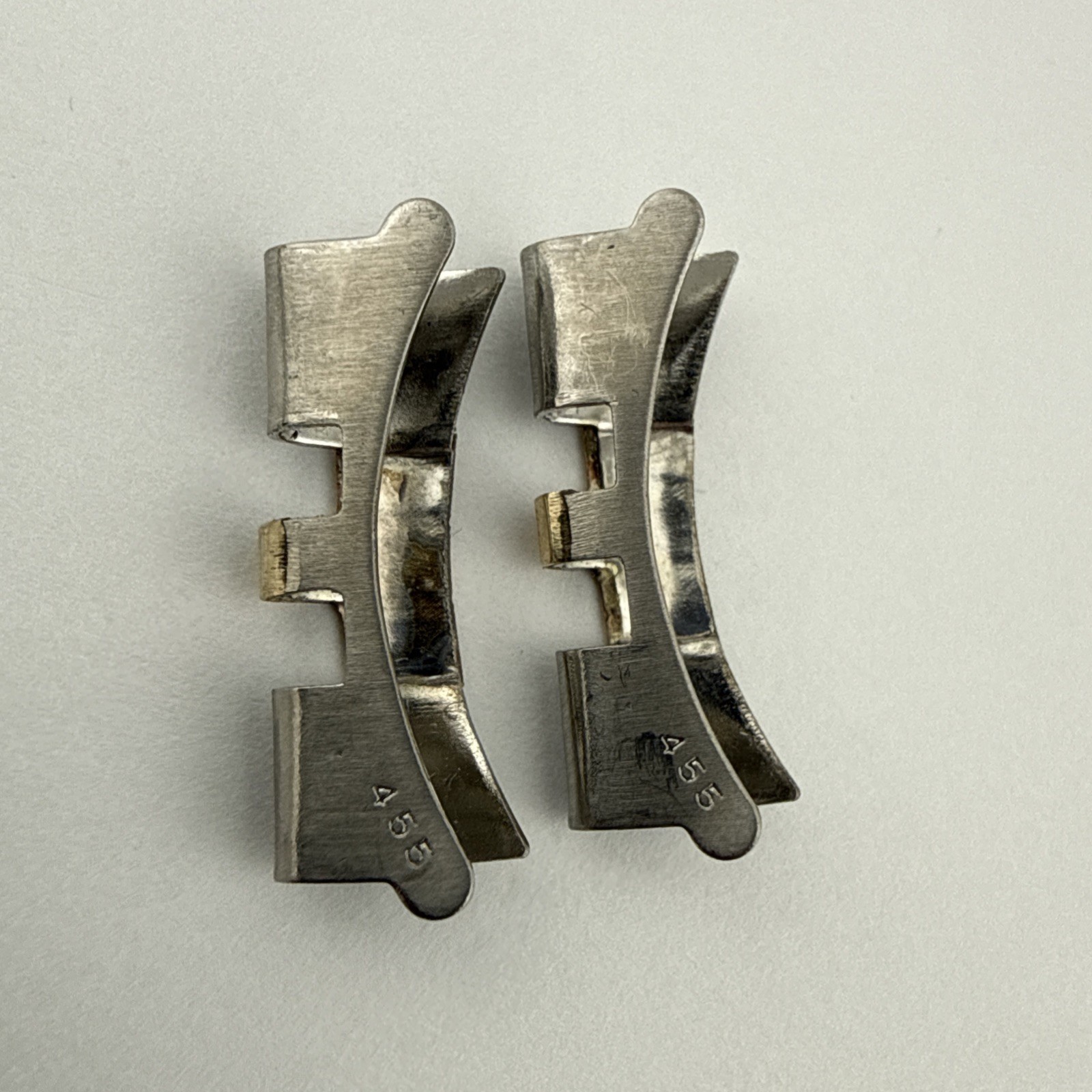 Authentic 455 Rolex 20mm End Links Yellow Gold & Stainless Steel
