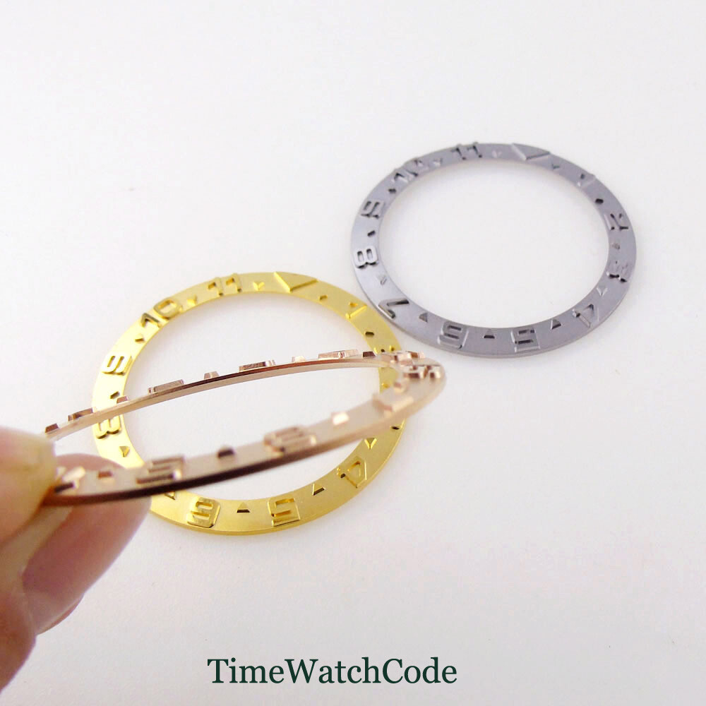 Sloping Bezel Insert Watch Ring 38mm*30.5mm Fits SUB SKX 007 Men’s Watch