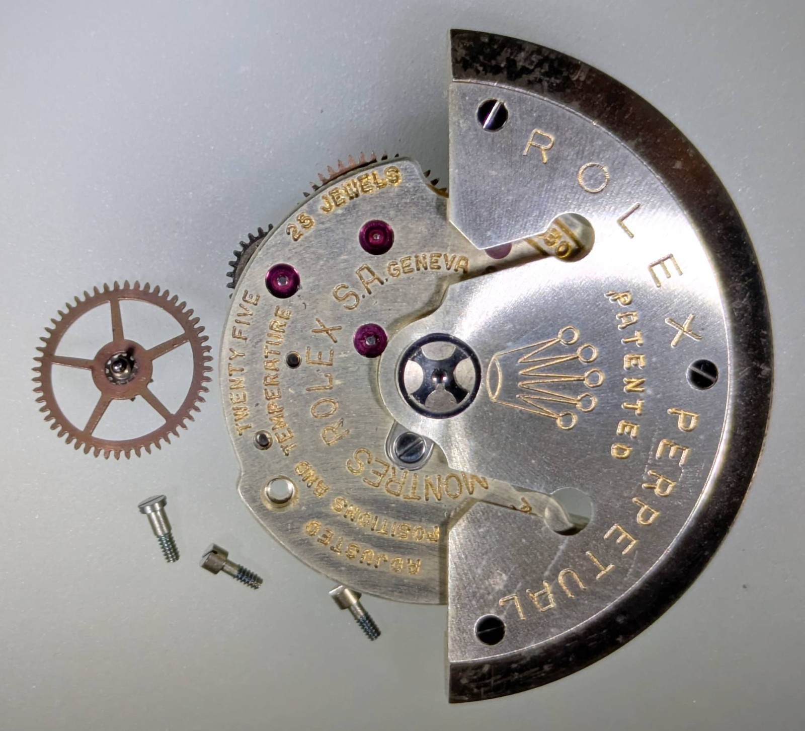 Rolex 1030 – 7031 Automatic Mechanism, Complete Winding Rotor Assembly