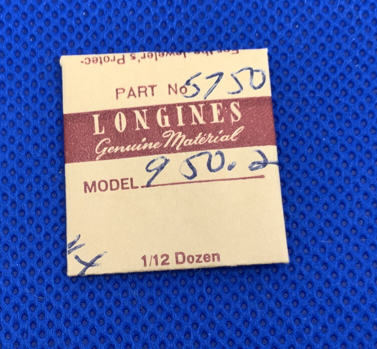 Longines 950.2 Part #5750 Dial Screws (3). Opened. NOS. 0-3 L